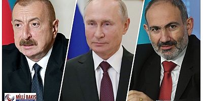 Putin, Pa?inyan ve Aliyev Moskova'da bulu?uyor